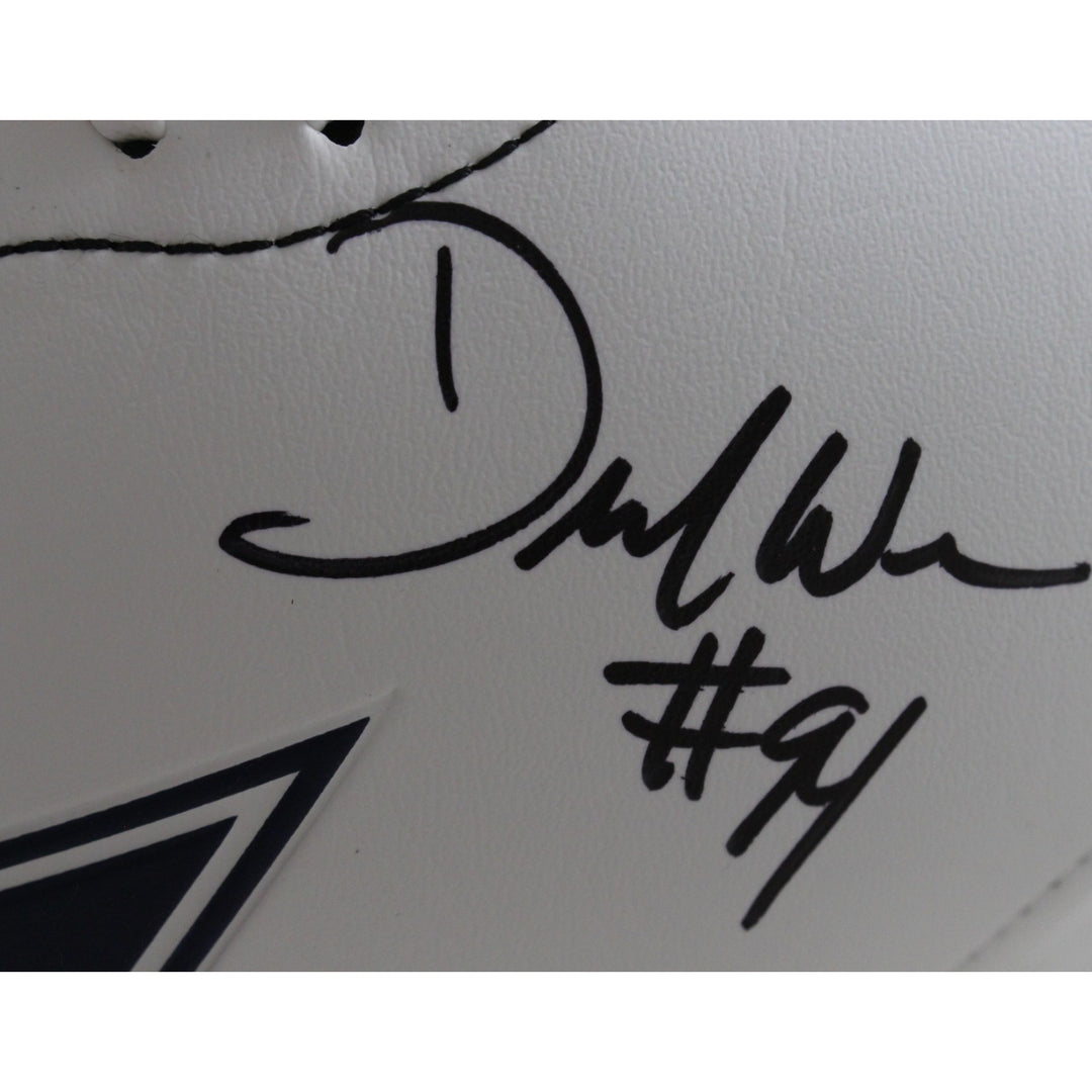 Demarcus Ware Autographed Dallas Cowboys Logo Football Beckett Witness 56377