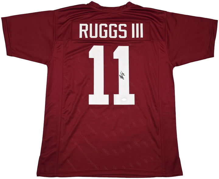Alabama Crimson Tide Henry Ruggs III Signed Maroon Jersey Beckett