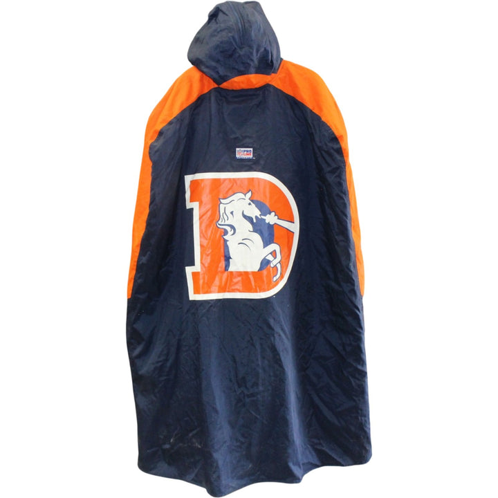 Denver Broncos Nike Pro Line On-Field Parka Sideline Jacket Cape Used 55537