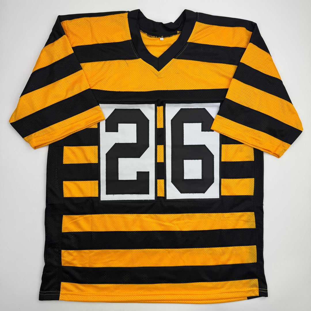 Autographed/Signed Le'Veon LeVeon Bell Pittsburgh Bumble Bee Jersey Football JSA