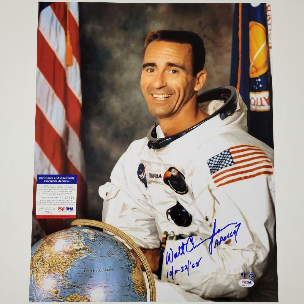 Walt Cunningham signed Limited Edition 16x20 Photo #1 Apollo 7 Autograph ~ PSA
