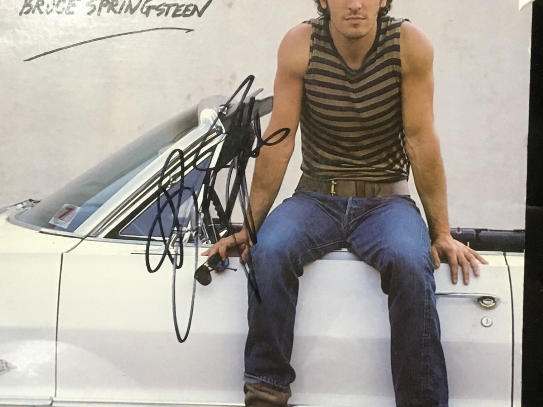 Bruce Springsteen signed Cover Me Record album framed Mint autograph PSA Dna LOA