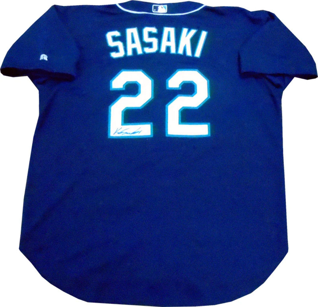 Kazuhiro Sasaki Autographed Seattle Mariners Jersey (JSA)