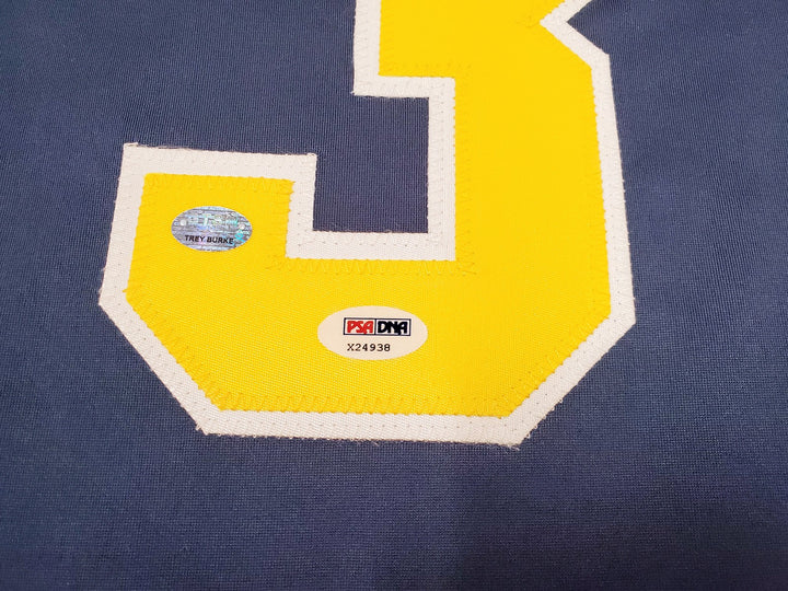 Michigan Wolverines Trey Burke Autographed Signed Blue Jersey PSA/DNA