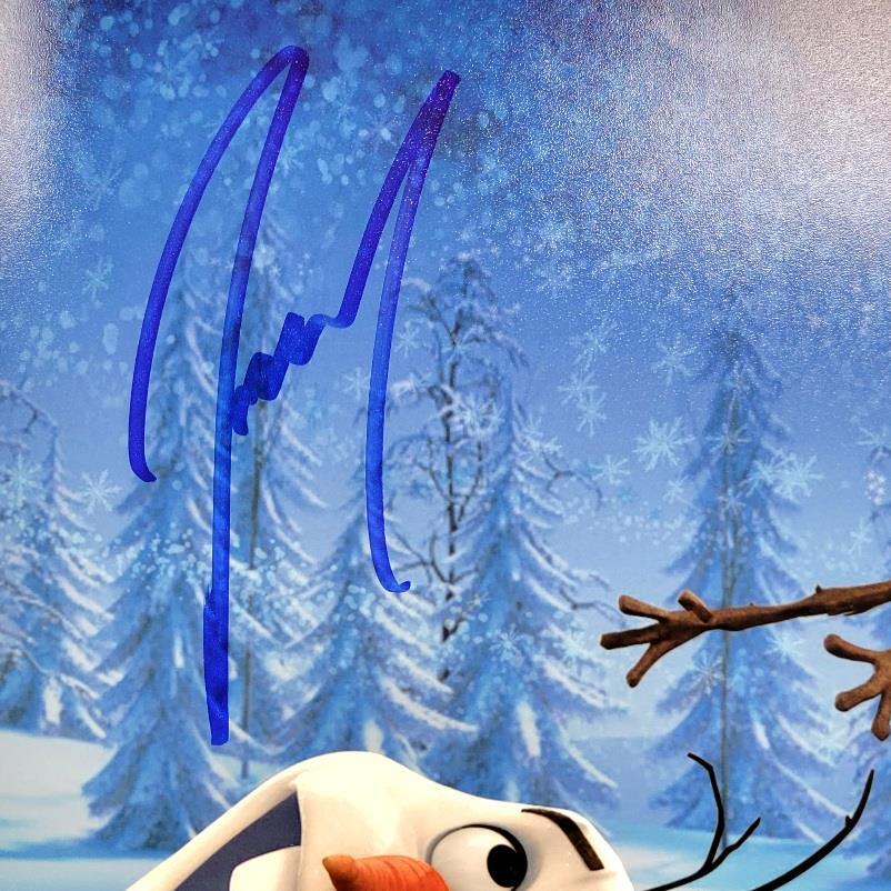 Josh Gad signed Disney Frozen 8x10 Photo Olaf Voice autograph ~ Beckett BAS COA