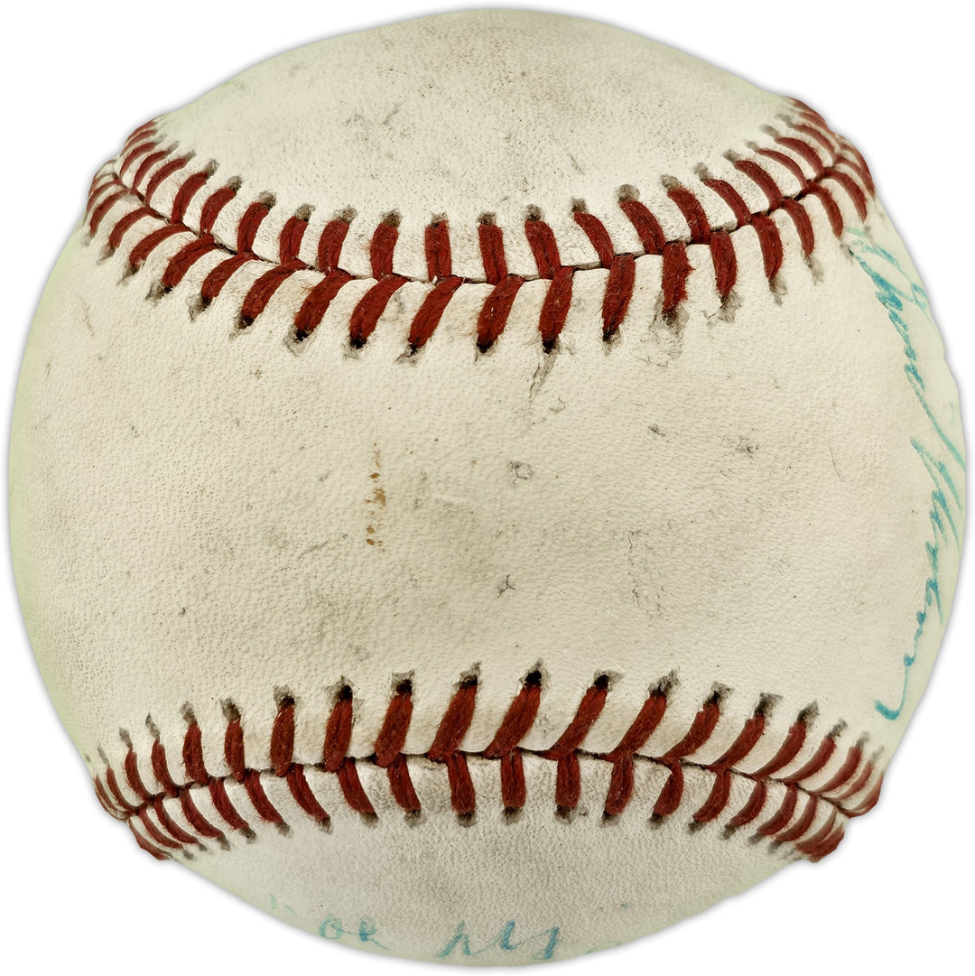 Dave Niehaus & 7 Others Signed Official Feeney NL Baseball Mariners "Oh My"