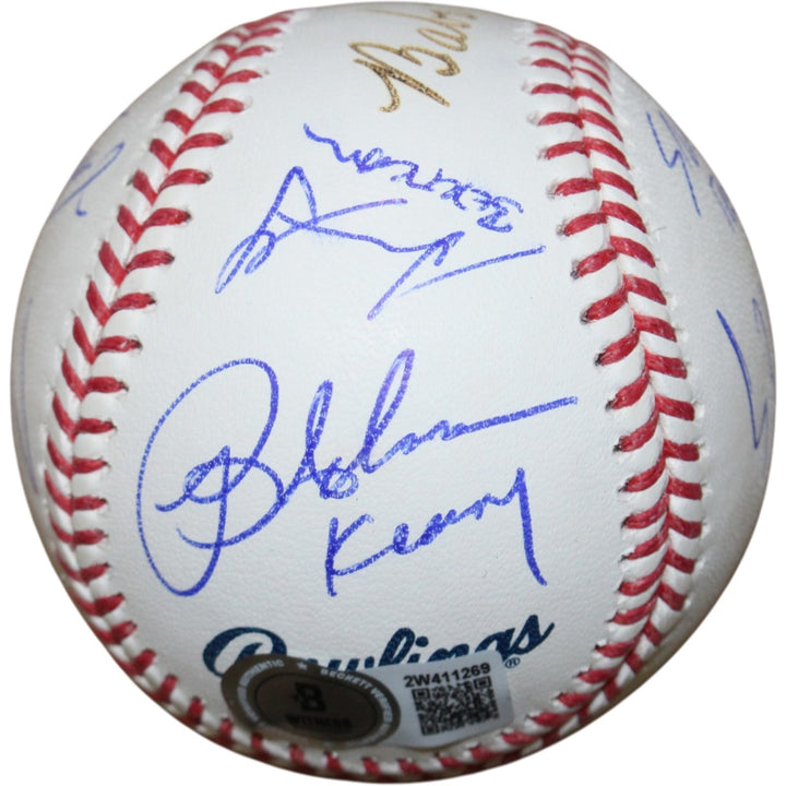 Sandlot Signed Babe Ruth OML Baseball Renna +7 Character Name Beckett 50337
