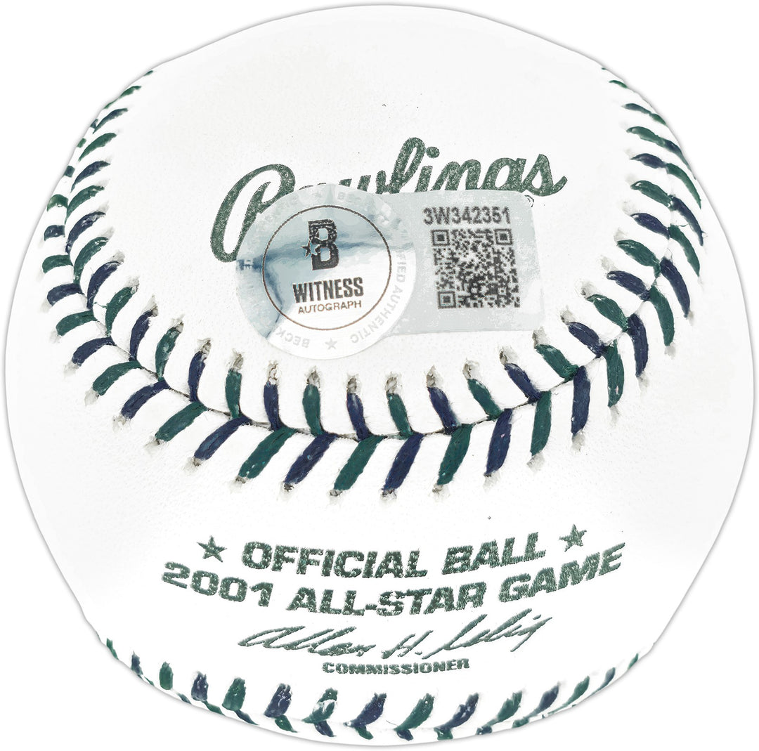 Albert Pujols Auto Official 2001 ASG Logo MLB Baseball St. Louis Cardinals BAS