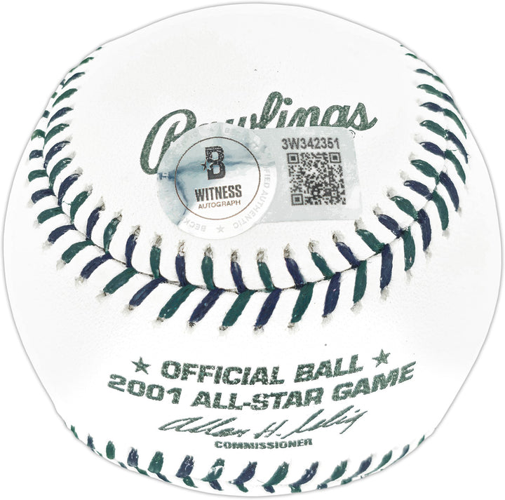 Albert Pujols Auto Official 2001 ASG Logo MLB Baseball St. Louis Cardinals BAS