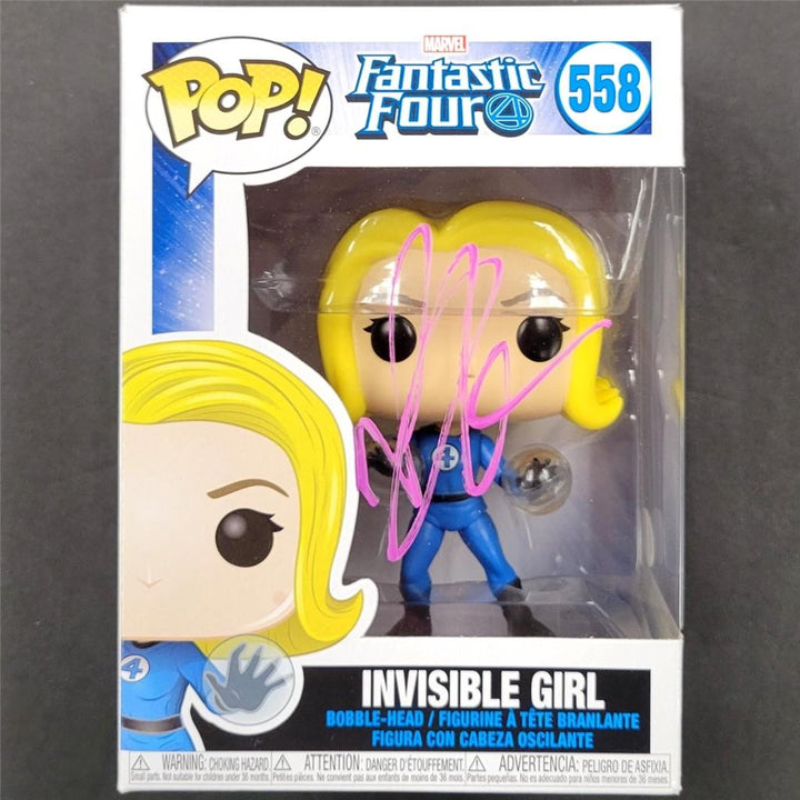 Jessica Alba signed Invisible Girl Funko Pop! 558 Fantastic Four autograph A JSA