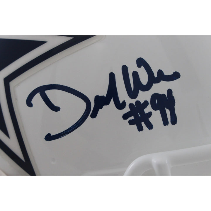 Demarcus Ware Autographed Dallas Cowboys Authentic 22 Alt Helmet Beckett 56349