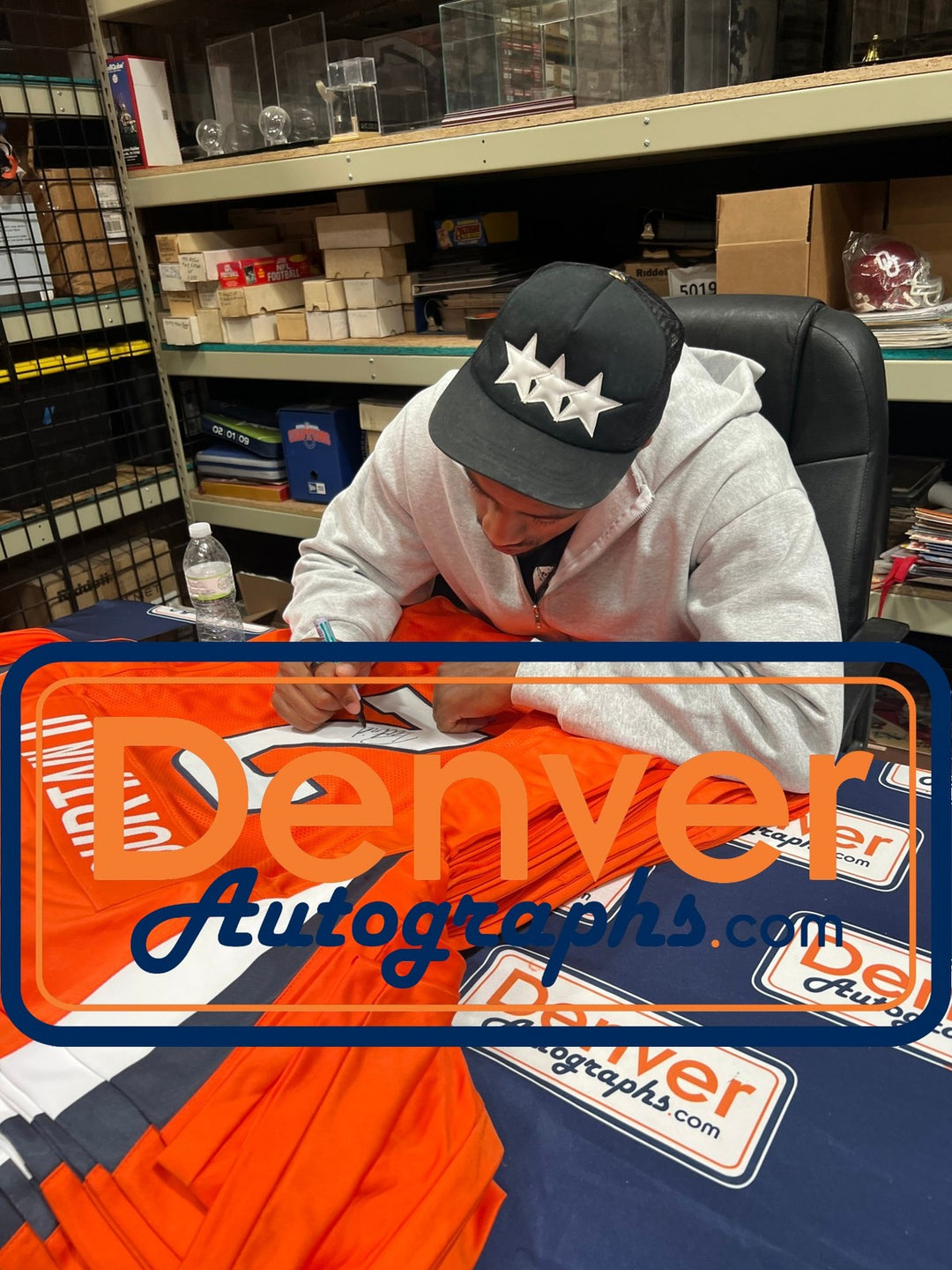 Patrick Surtain Autographed/Signed Pro Style Sz XL Orange Jersey Beckett 56427
