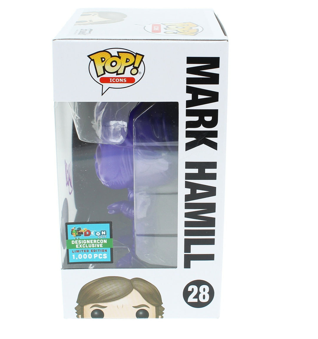 Mark Hamill Autographed Joker Funko Pop Variant Official Pix COA Signed Batman