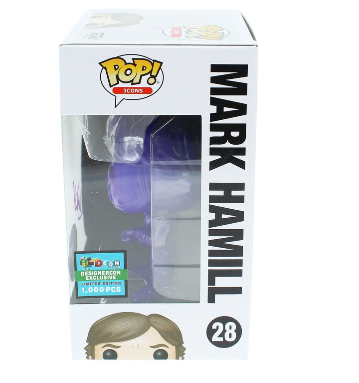 Mark Hamill Autographed Joker Funko Pop Variant Official Pix COA Signed Batman