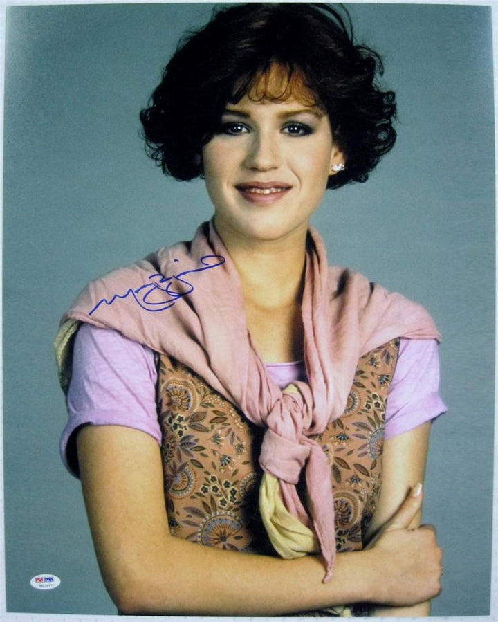 MOLLY RINGWALD Signed 16x20 Pretty In Pink Photo PSA ITP COA Auto Autograph (D)