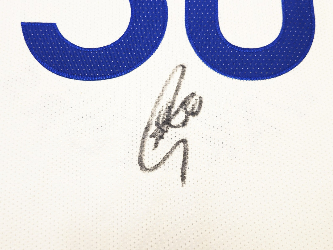 Warriors Stephen Curry Auto White Nike Authentic Association Jersey Sz 48 JSA