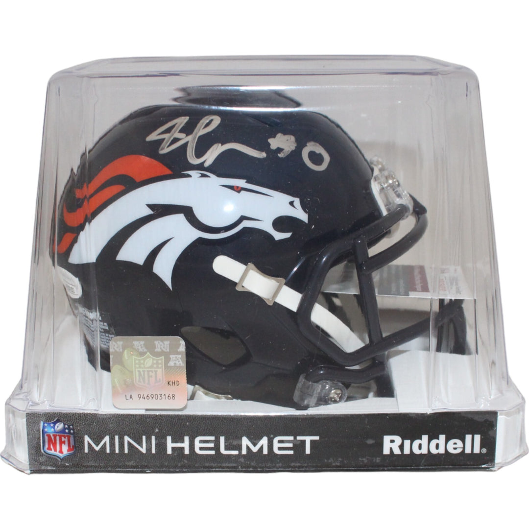 Jonathon Cooper Autographed Denver Broncos Mini Helmet JSA 43506