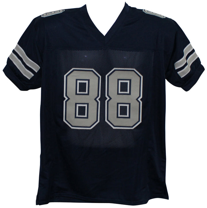 Drew Pearson Autographed/Signed Pro Style Blue XL Jersey HOF BAS 32767
