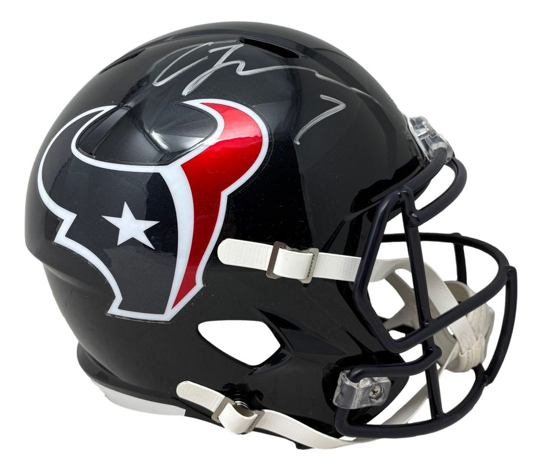 CJ Stroud Signed Houston Texans Full Size Replica Speed Helmet Fanatics