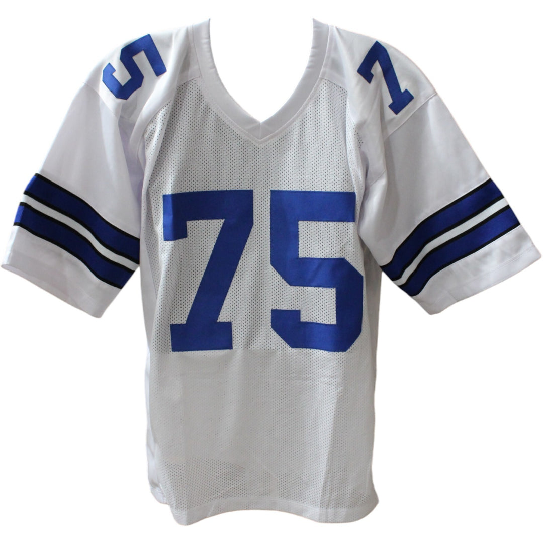 Tony Casillas Autographed/Signed Pro Style White Jersey beckett 44672