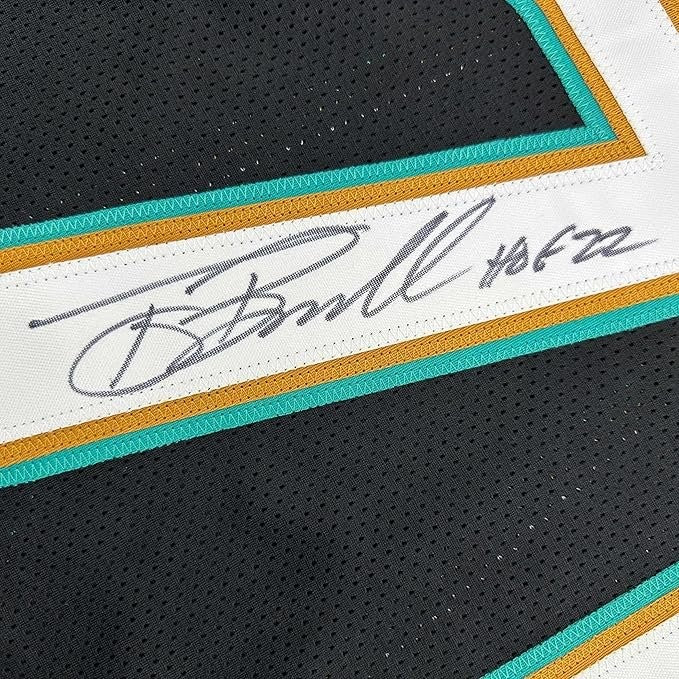 Framed Signed Tony Boselli 35x39 HOF Jacksonville Jersey Beckett COA