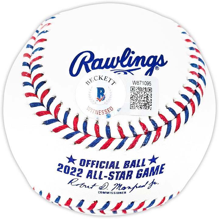 Kyle Tucker Auto Official 2022 ASG Logo MLB Baseball Cubs Astros 1st AS Game BAS