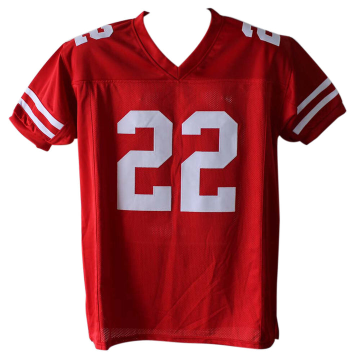 Matt Breida Autographed/Signed Pro Style Red XL Jersey BAS 23990