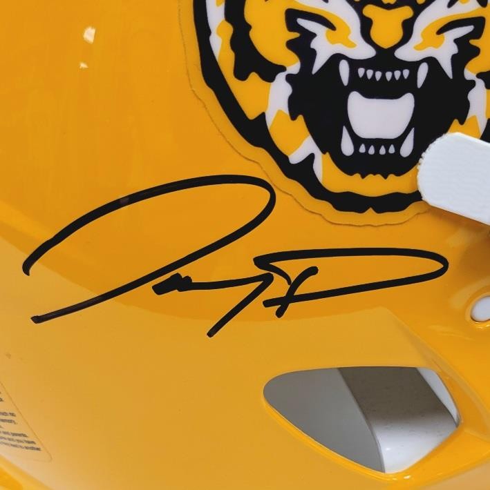 Jayden Daniels signed LSU Tigers Full Size Authentic Speed Helmet ~ Fanatics