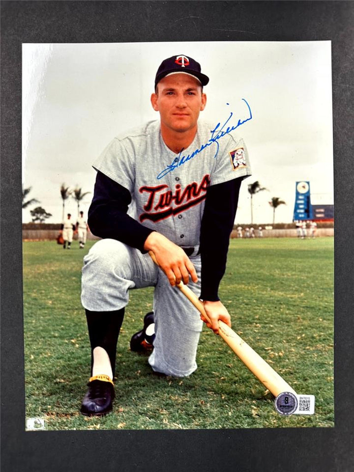 Harmon Killebrew signed Minnesota Twins 8x10 Photo autograph ~ Beckett BAS