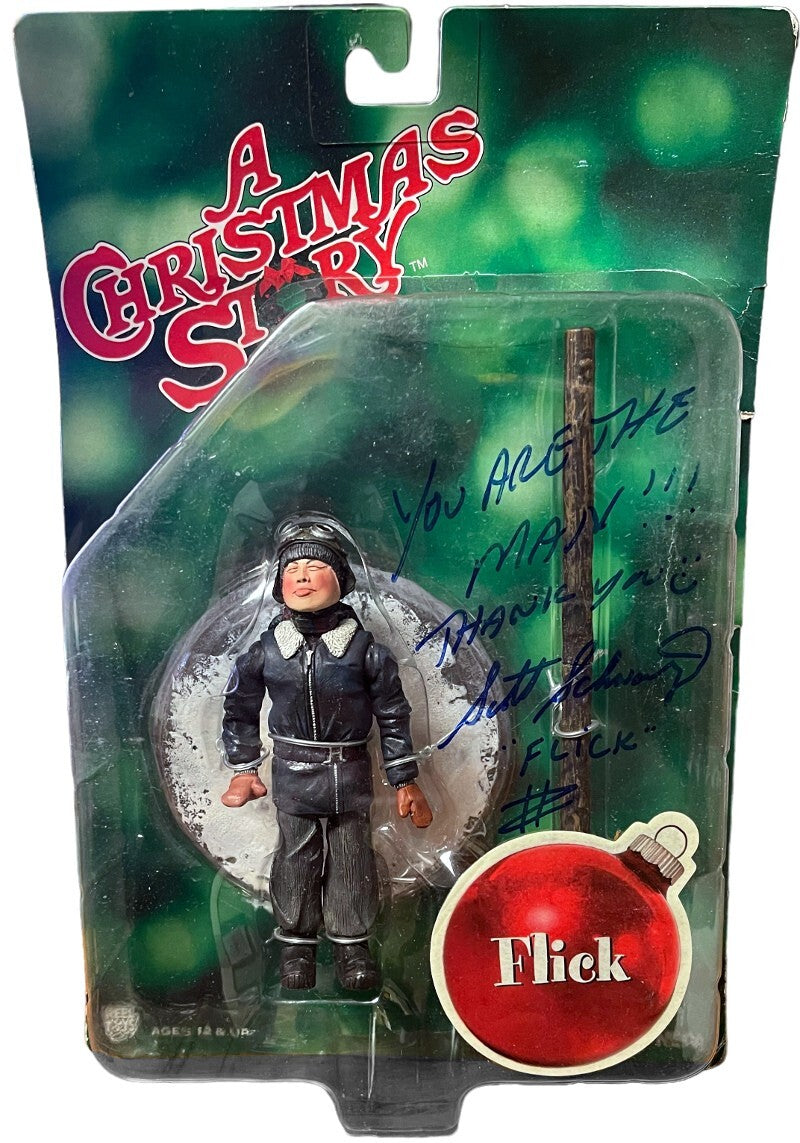 Scott Schwartz signed A Christmas Story "Flick" 2003 NECA 7" Action Figure/Toy