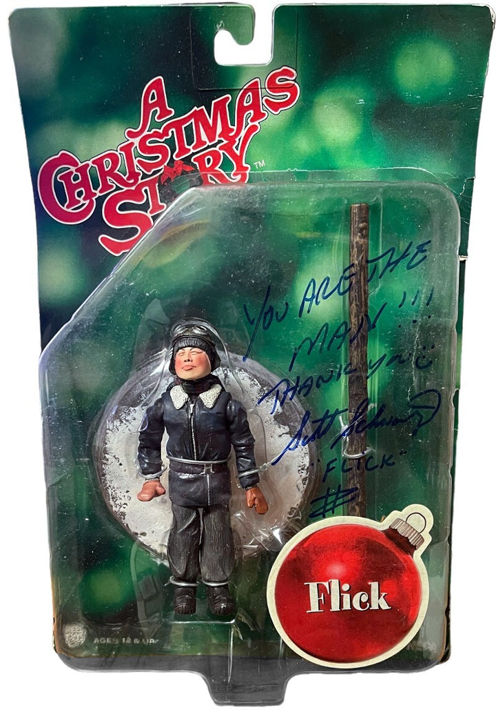 Scott Schwartz signed A Christmas Story "Flick" 2003 NECA 7" Action Figure/Toy