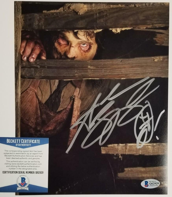 Andrew Bryniarski signed Texas Chainsaw Massacre 8x10 Photo #9 ~ Beckett BAS COA
