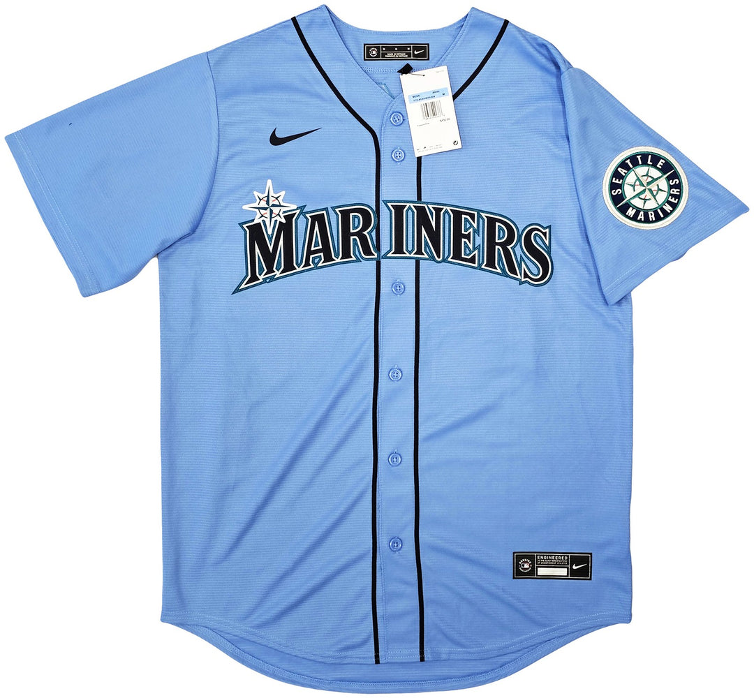 Mariners Julio Rodriguez Signed Light Blue Nike Jersey Size Medium Beckett