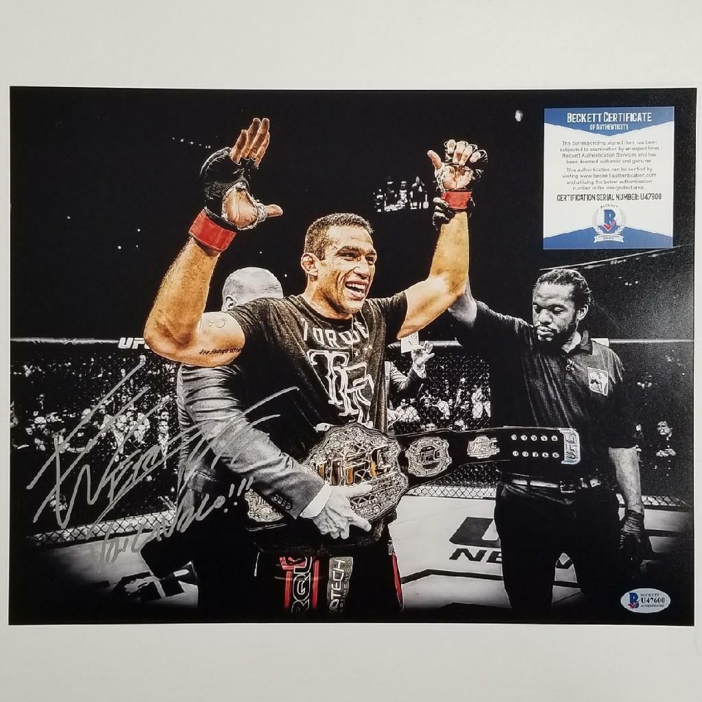 Fabricio Werdum signed 11x14 Photo UFC MMA Autograph (A) ~ Beckett BAS COA