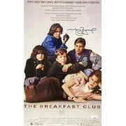 Molly Ringwald Top Signed 11x17 The Breakfast Club Movie Poster Photo JSA ITP