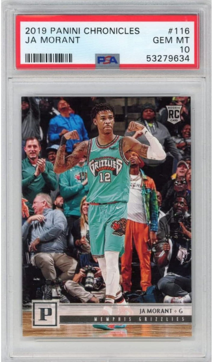 Graded 2019-20 Panini Chronicles JA MORANT #116 Young Dolph Rookie Card PSA 10