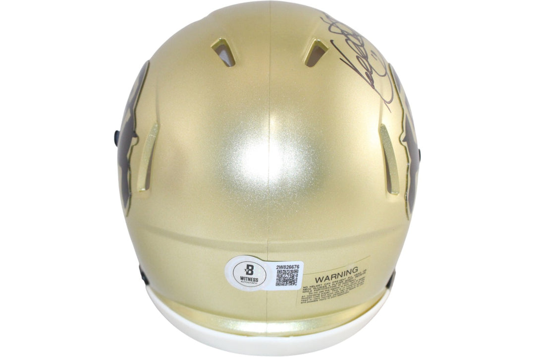 Kordell Stewart Autographed Colorado Buffaloes Mini Helmet Miracle Beckett 52830
