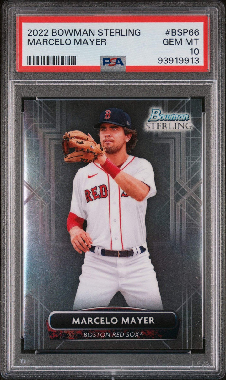 Graded 2022 Topps Bowman Sterling Marcelo Mayer #BSP66 Rookie RC Card PSA 10