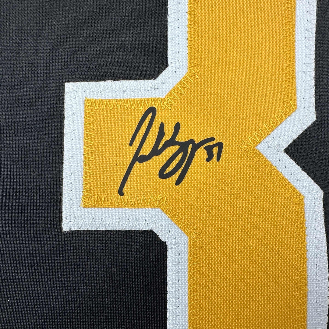 Facsimile Autographed Patrice Bergeron Boston Black Reprint Auto Jersey Men's XL