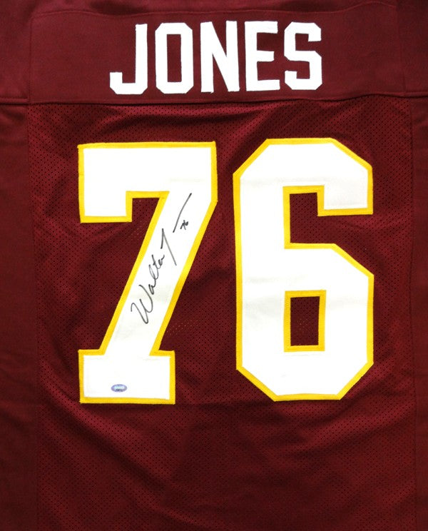 Florida State Seminoles Walter Jones Signed Red Jersey MCS Holo