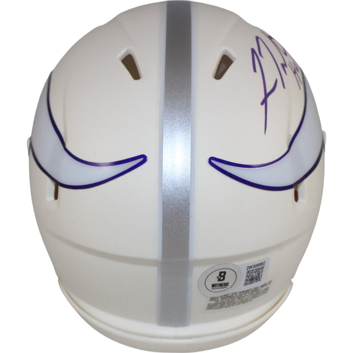 Fran Tarkenton Autographed Minnesota Vikings Alt 24 Mini Helmet Beckett 50841