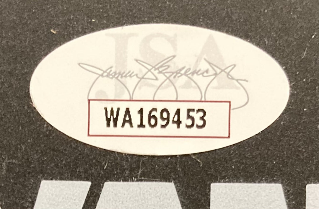 Joe Elliott Phil Collen Def Leppard Signed 15" Flt Black Evans Drum Head JSA ITP