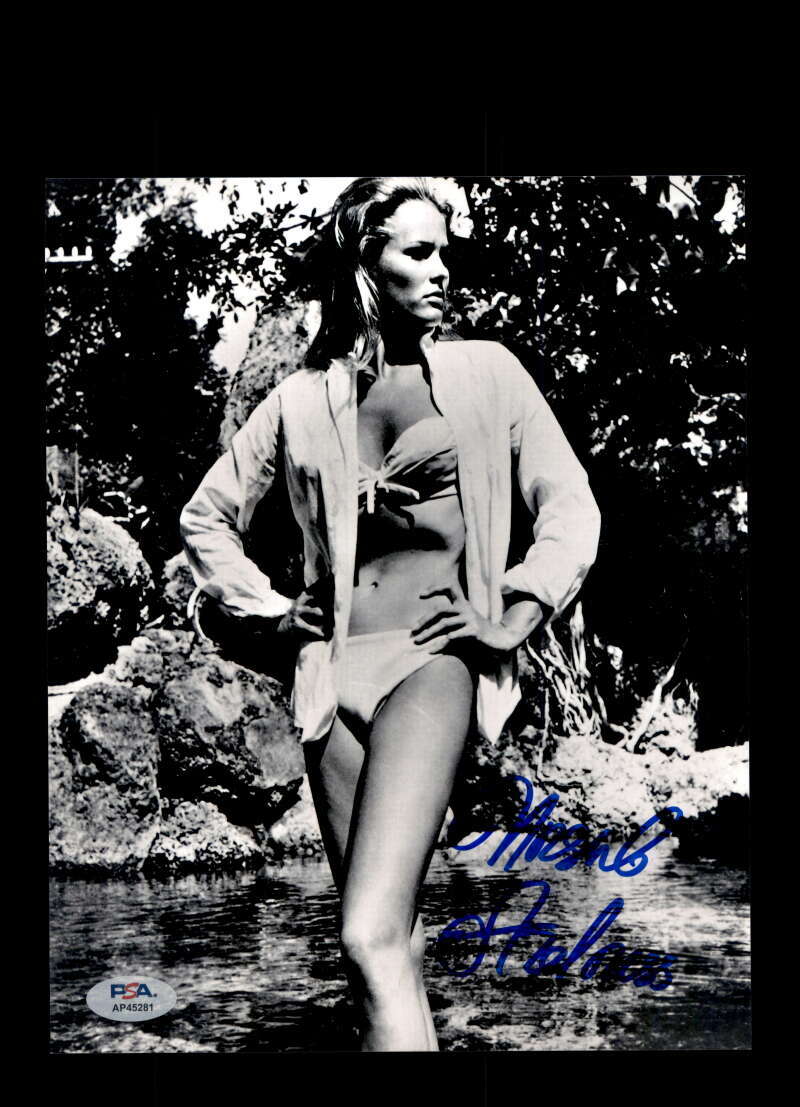 Ursula Andress PSA DNA Signed 8x10 Photo Autographed