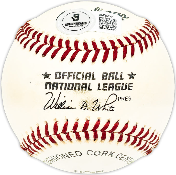Ralph Brickner Signed NL Baseball Boston Red Sox Beckett #BM25741