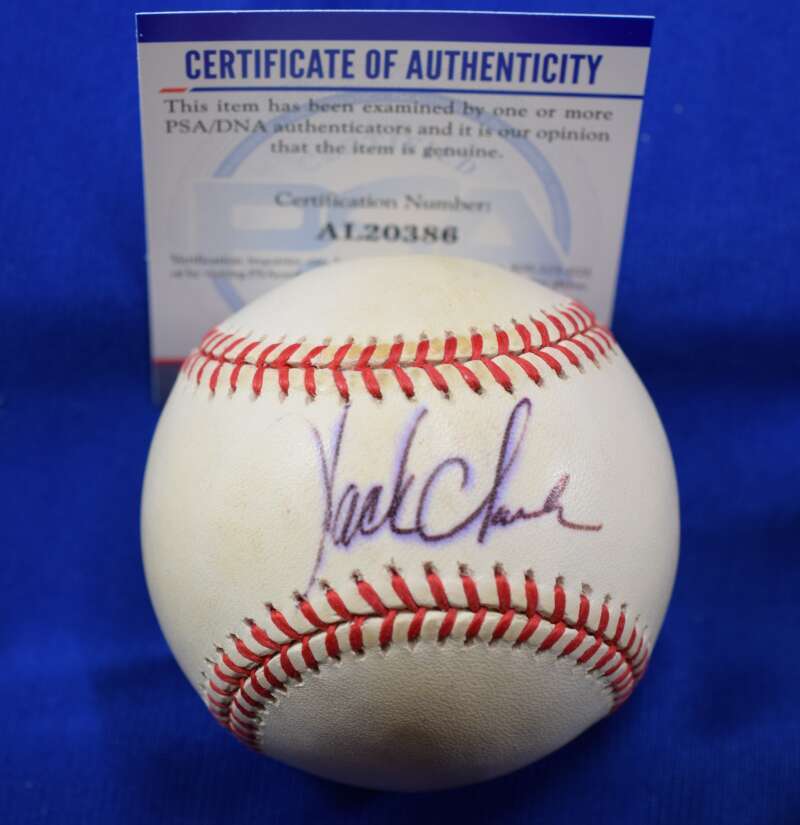 Jack Clark PSA DNA Coa Autograph National League ONL Signed Baseball