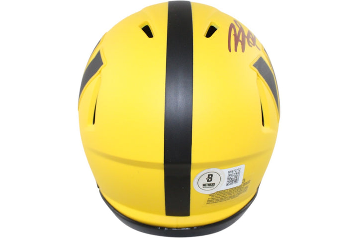 Brian Robinson Jr Signed Washington Commanders Rave Mini Helmet Beckett 51704