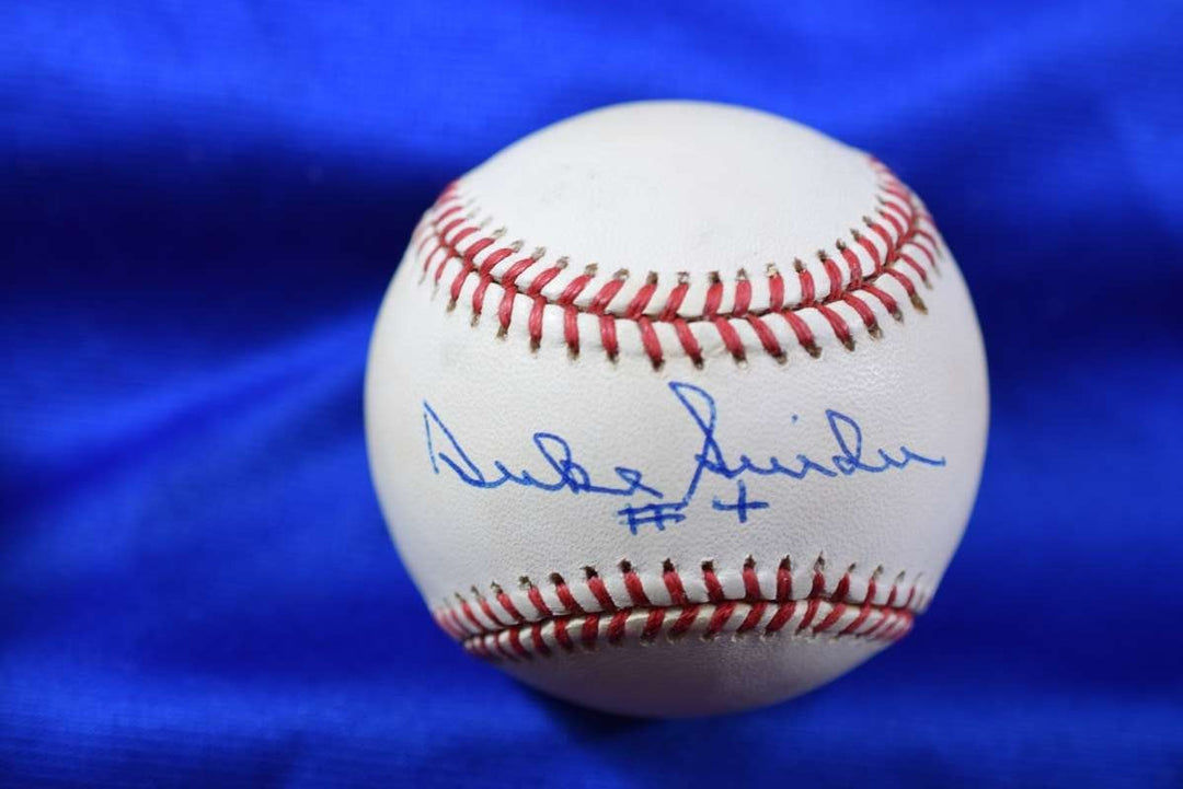 Duke Snider PSA DNA Autograph National League ONL Signed Baseball 3 Dodgers