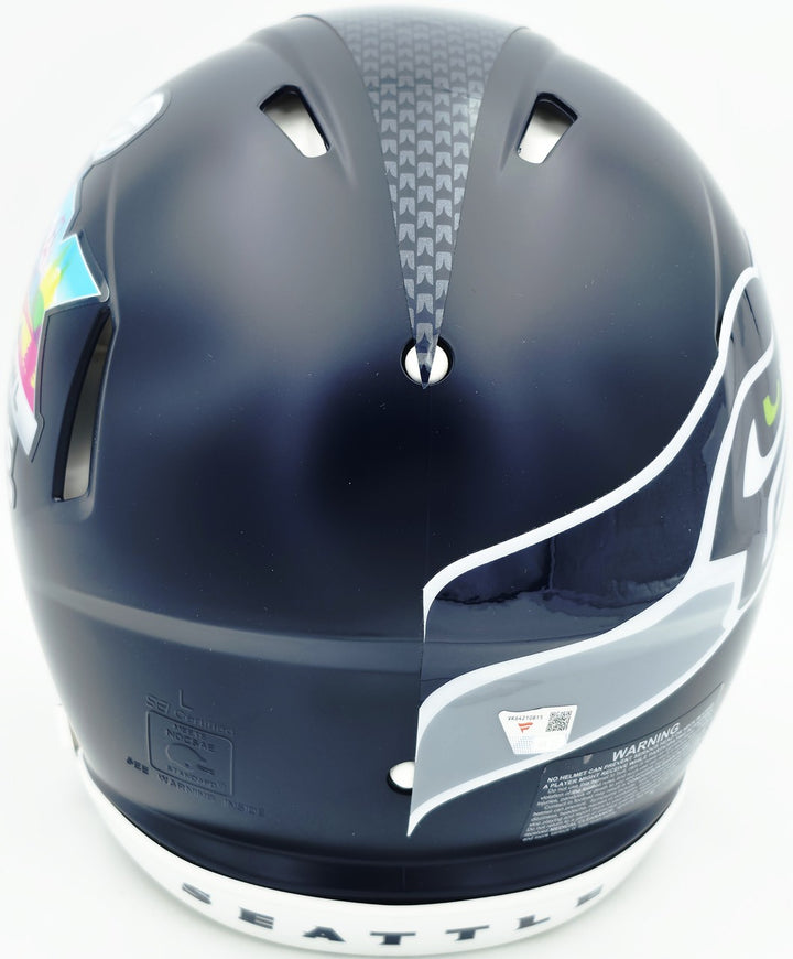 Jaxon Smith-Njigba Auto Seahawks Blue SB LX Champions Logo Full Sz Speed Helmet