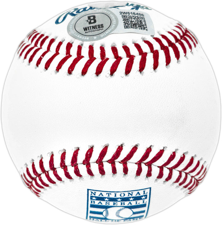 Ichiro Suzuki Signed HOF Logo MLB Baseball Mariners IS Holo & Beckett Wit QR