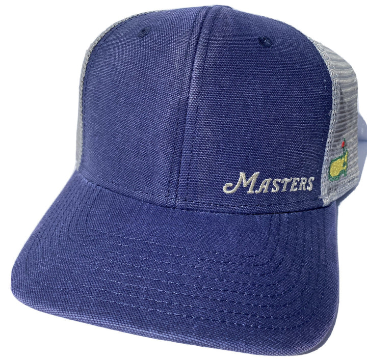 2025 MASTERS NAVY MESH BACK TRUCKER MEN’S HAT AUGUSTA NATIONAL NEW